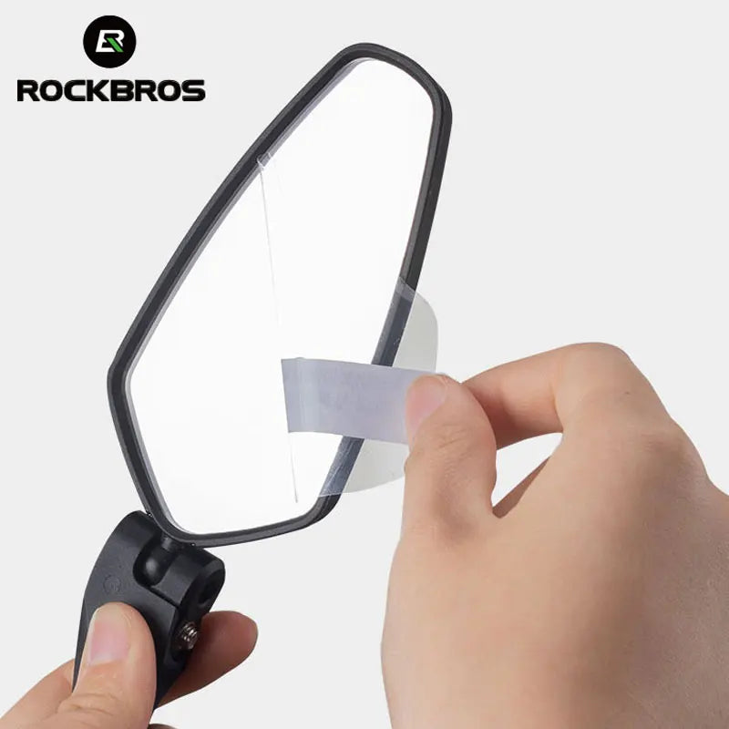 ROCKBROS HD Rearview Bike Mirror - 360° Adjustable MTB/Road Handlebar Mirror for Cycling Safety