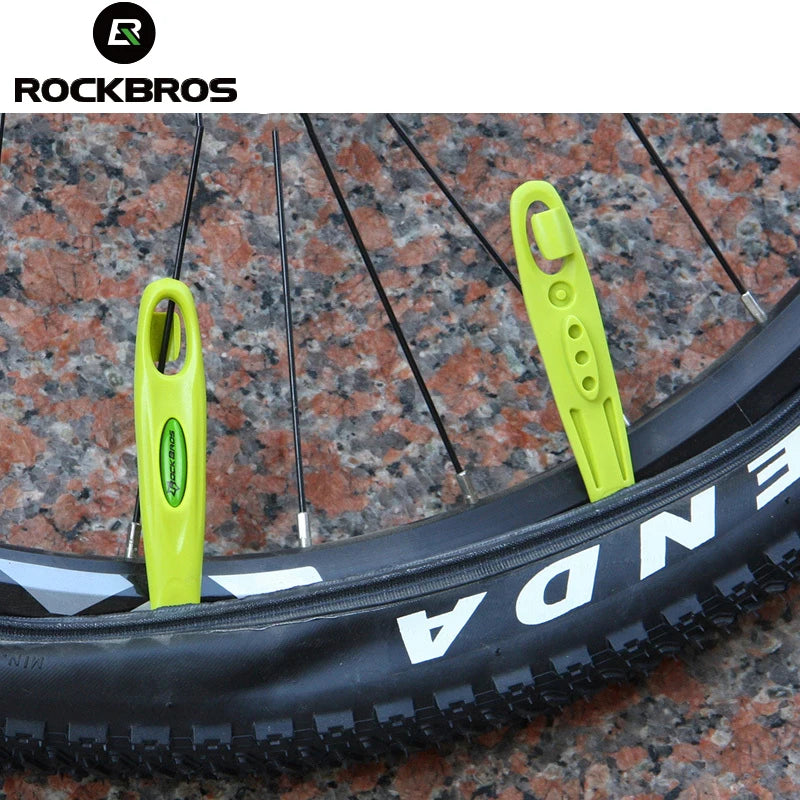 ROCKBROS Ultralight Tyre Lever Set – Durable POM MTB Bike Wheel Repair Tool for Cycling Accessories