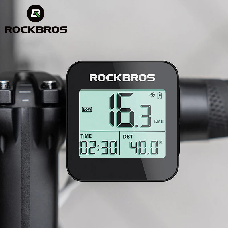 ROCKBROS GPS Bike Computer – Waterproof Speedometer & Odometer for Road and MTB Cycling