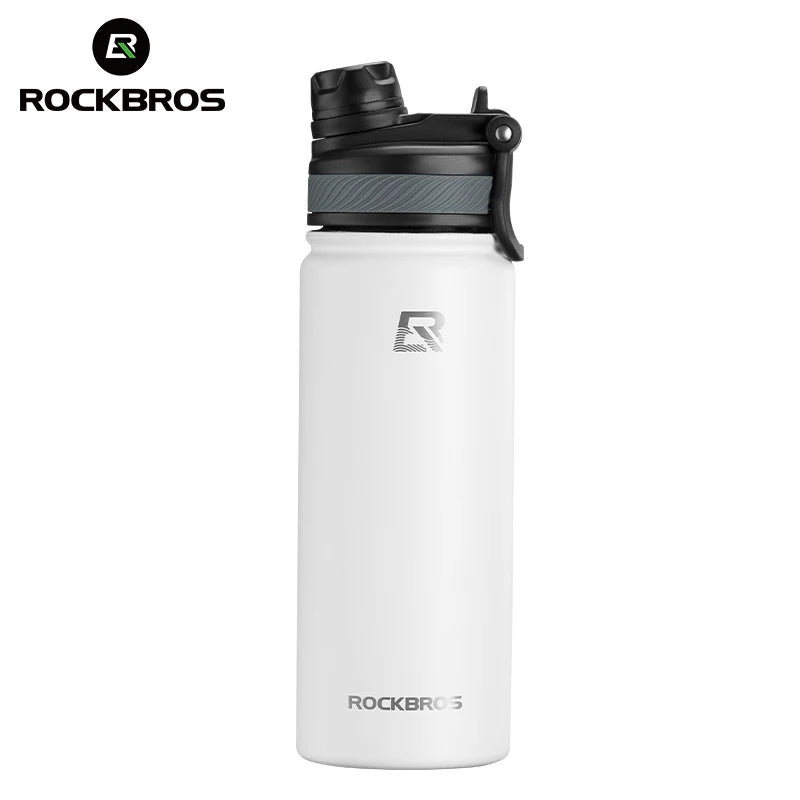 ROCKBROS 1L Thermal Water Bottle – 304 Stainless Steel Insulated Sports Bottle for Hiking & Cycling