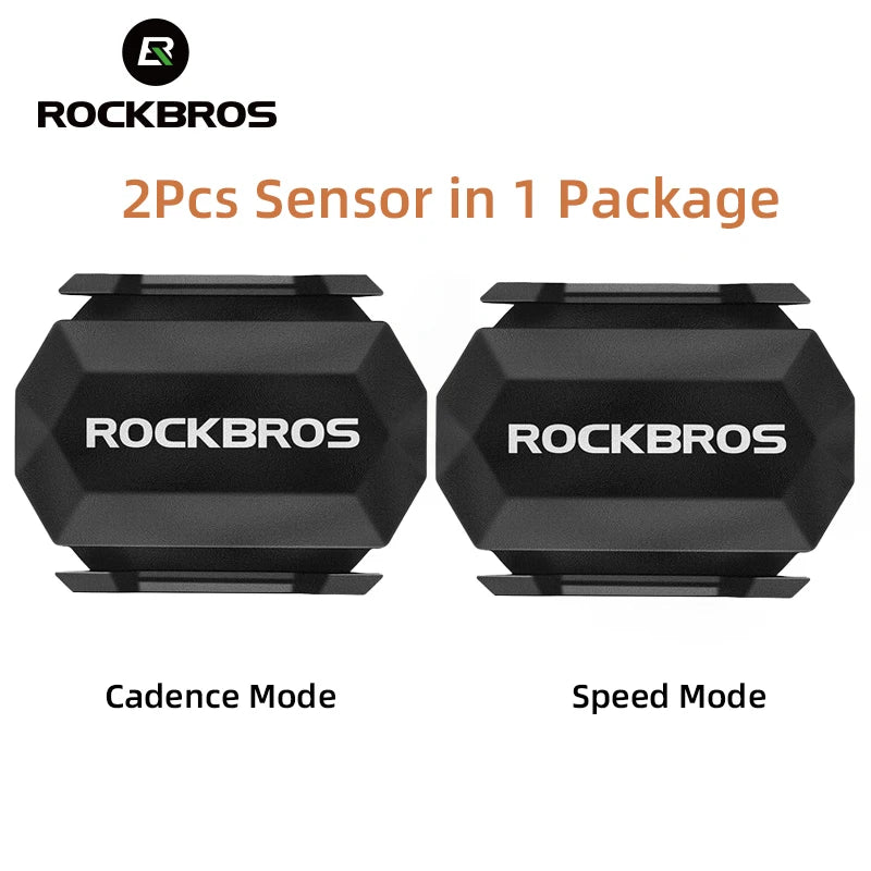 ROCKBROS ANT+ Bluetooth Speed & Cadence Sensor, Waterproof GPS Bike Computer for Cycling Accessories