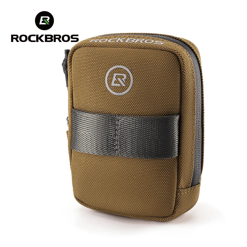 ROCKBROS Mini Bicycle Saddle Bag - Lightweight 0.35L Tail Bag for Cycling Bag Bike Accessories