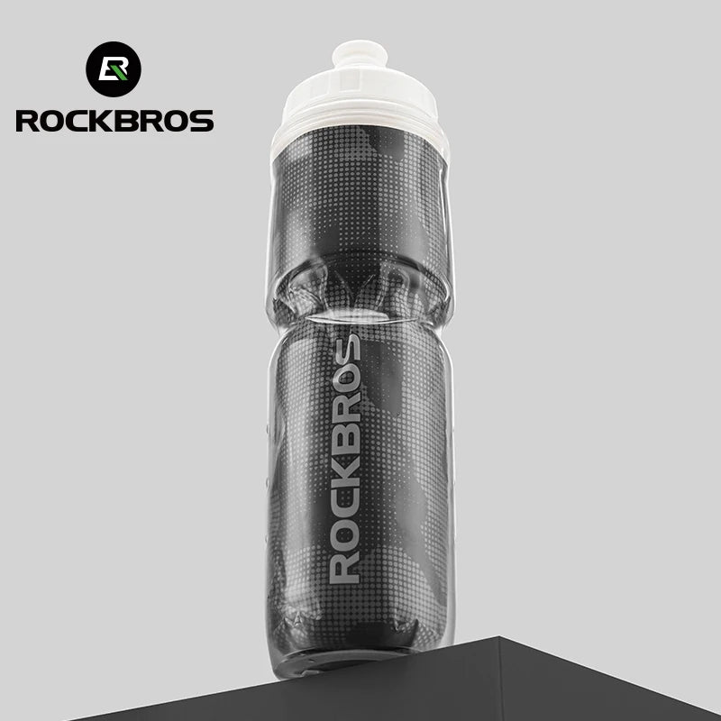 ROCKBROS 670ml Cycling Insulated Water Bottle – Portable Thermal Drink Bottle for Sports & Outdoor