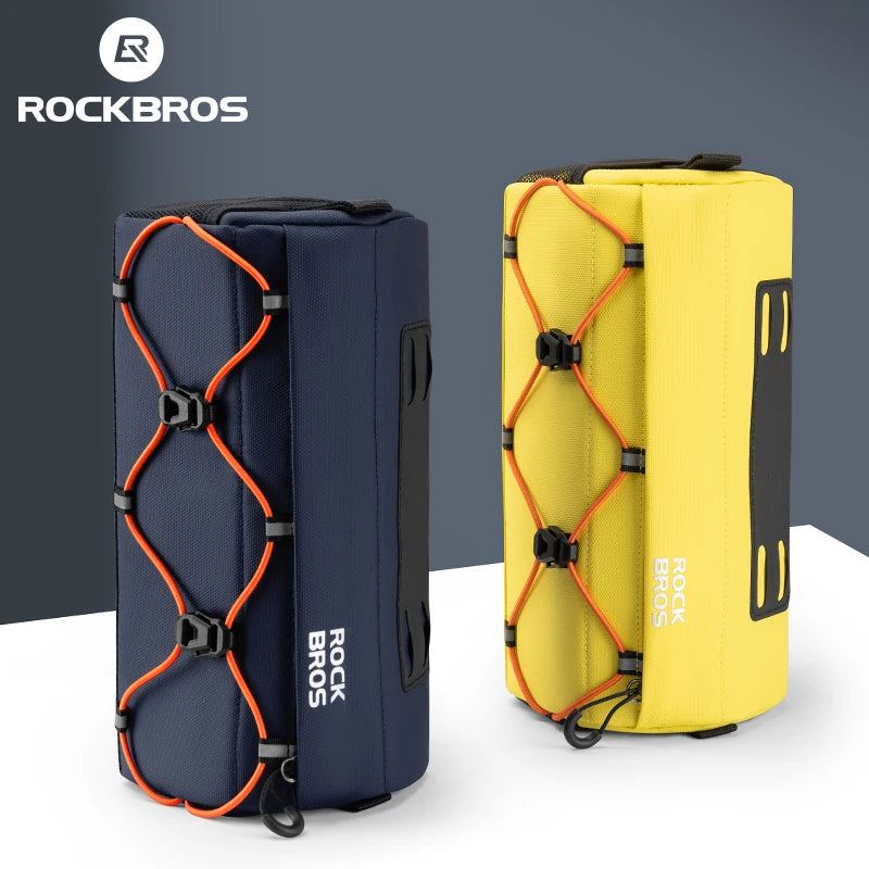 ROCKBROS 2.2L Waterproof Handlebar Bag - Front Tube Bike Bag & Shoulder Bag, Multifunction, Portable