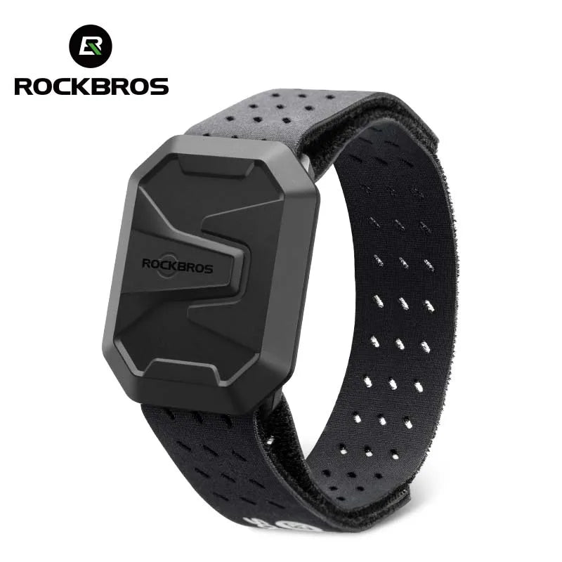 ROCKBROS Heart Rate Monitor Strap – Bluetooth Chest, Arm, Wrist Strap with Magnetic Charging